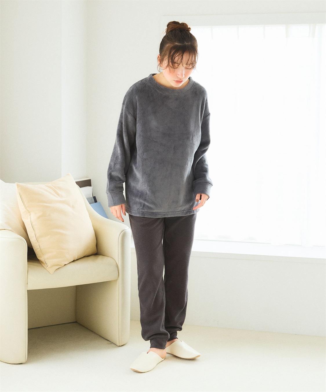 LAFUKU 【LAFUKU】フリースルームウェア 上下セット（ラフク）_sub_10