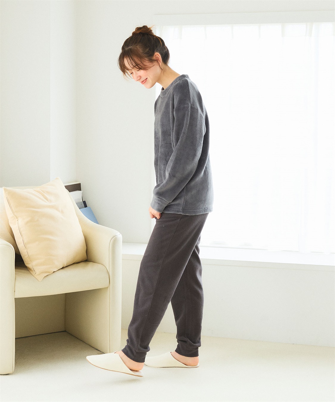 LAFUKU 【LAFUKU】フリースルームウェア 上下セット（ラフク）_sub_11