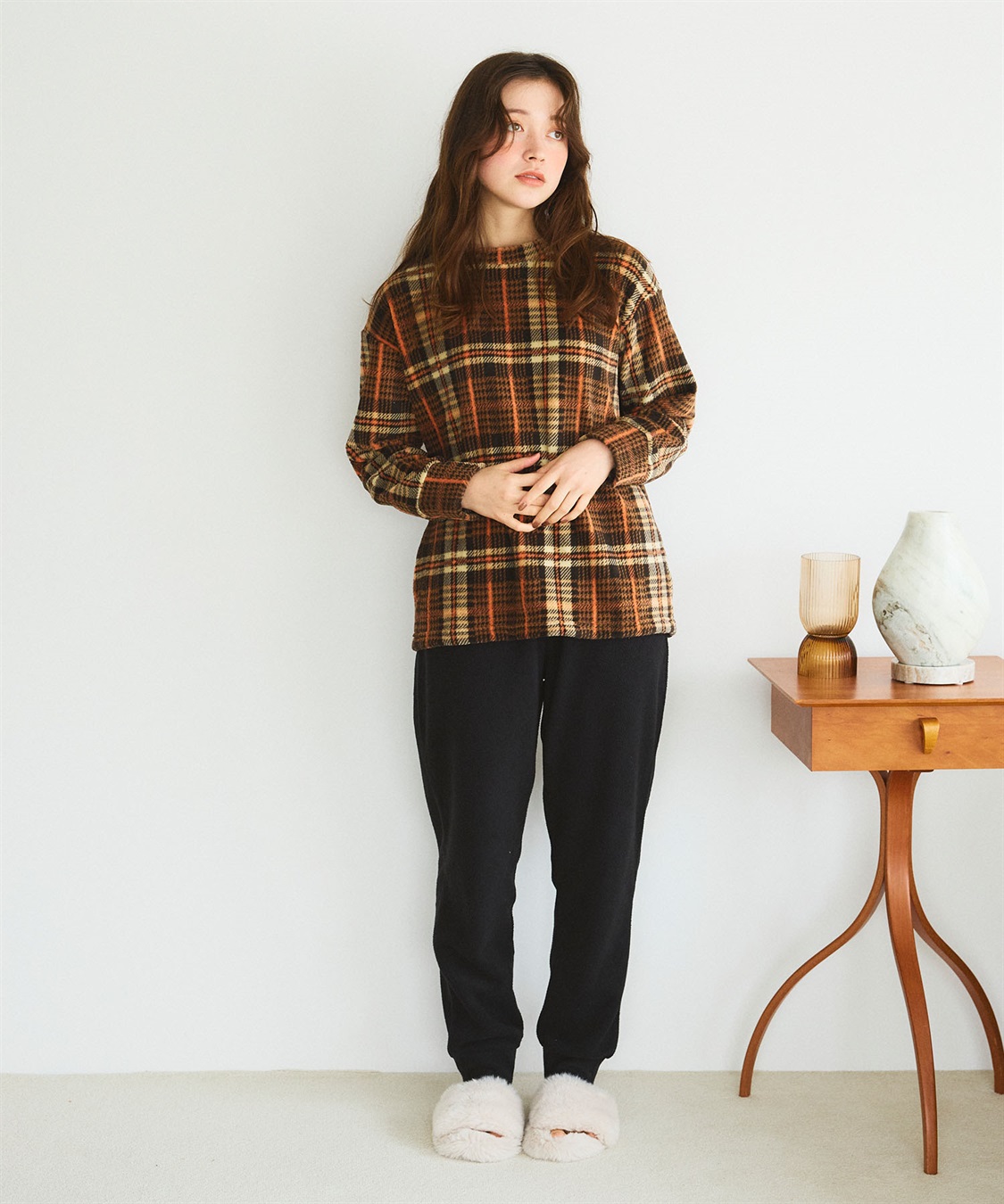 LAFUKU 【LAFUKU】フリースルームウェア 上下セット（ラフク）_sub_15