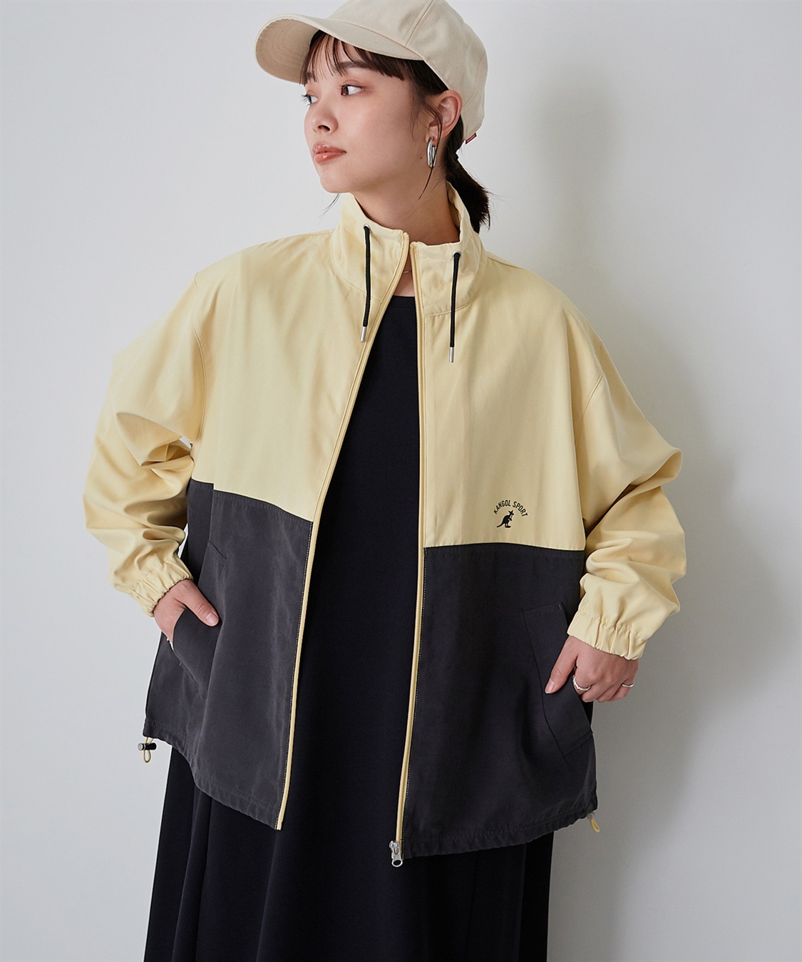 はっ水切替配色マウンテンパーカー Life Style by cross marche｜クロスプラス公式通販サイト