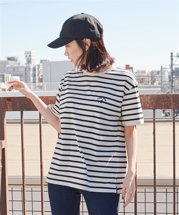 Life Style by cross marche 【KANGOL SPORT】ボーダーTシャツ（カンゴールスポーツ）		_subthumb_4