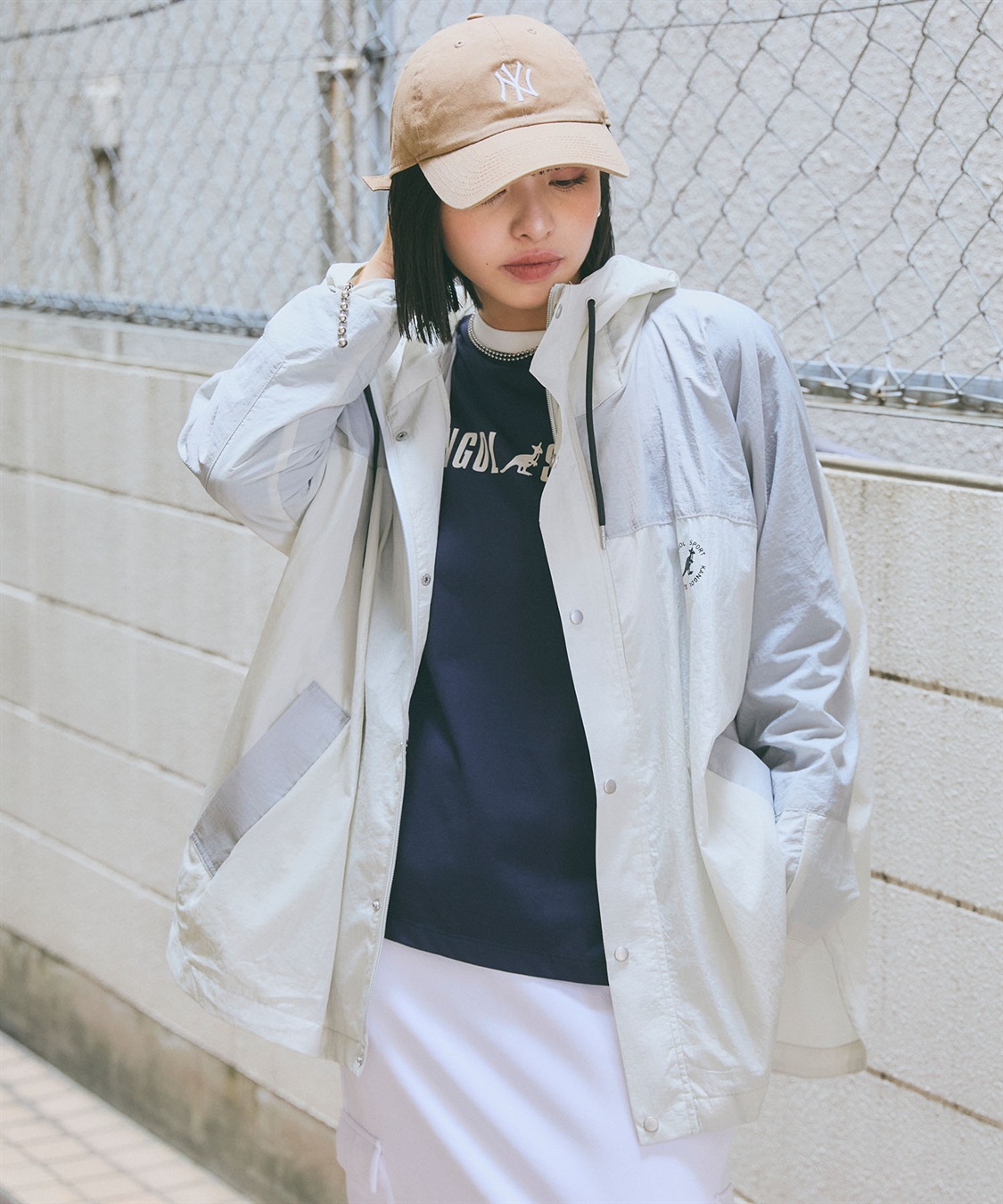 Life Style by cross marche 【KANGOL SPORT】ワイドマウンテンパーカー《撥水》	_sub_9