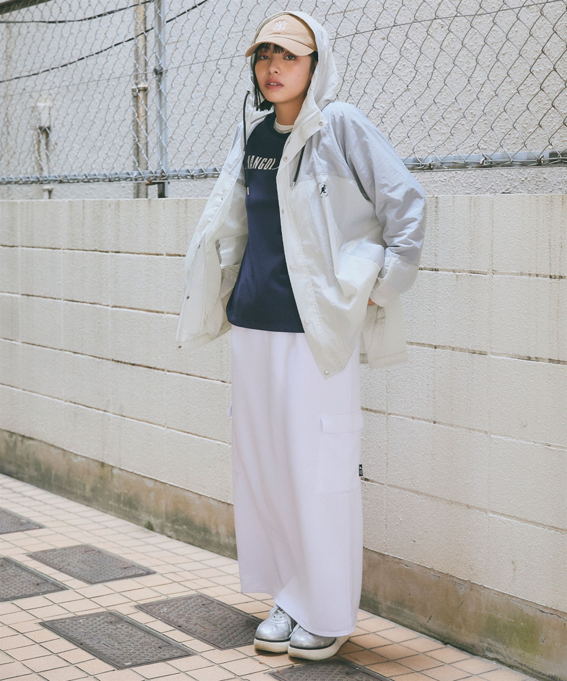 Life Style by cross marche 【KANGOL SPORT】ワイドマウンテンパーカー《撥水》	_sub_10