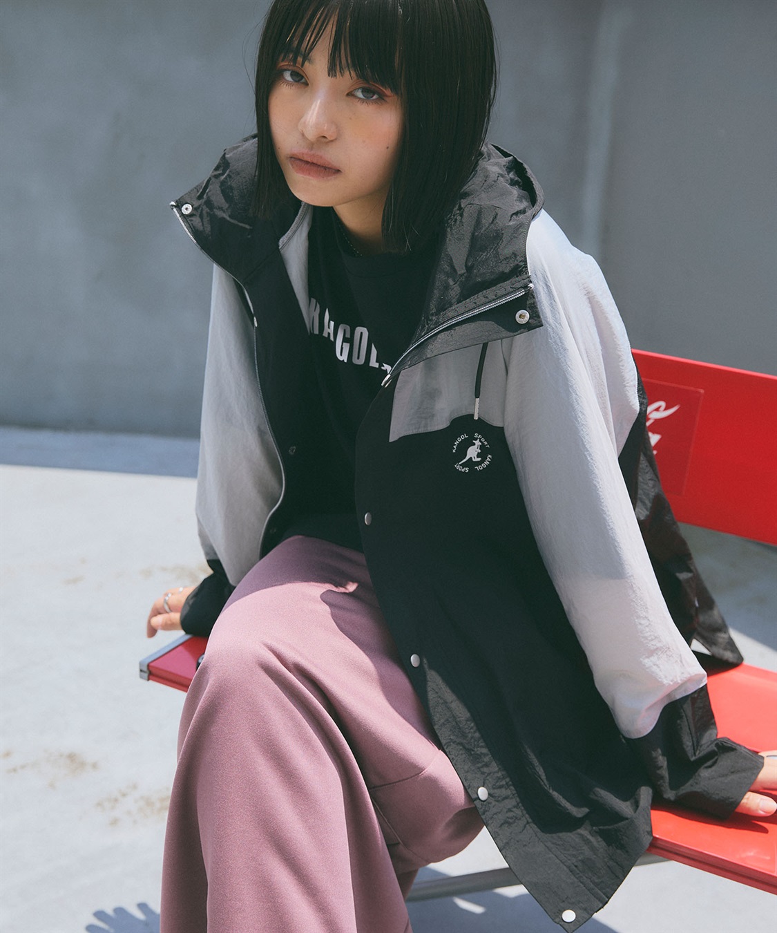 Life Style by cross marche 【KANGOL SPORT】ワイドマウンテンパーカー《撥水》	_sub_11