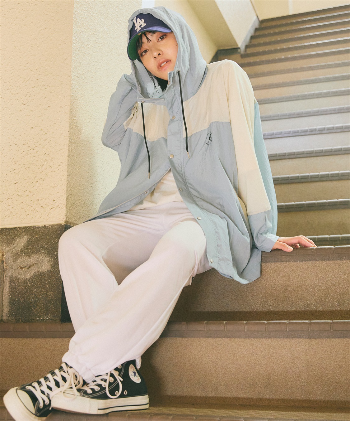 Life Style by cross marche 【KANGOL SPORT】ワイドマウンテンパーカー《撥水》	_sub_15