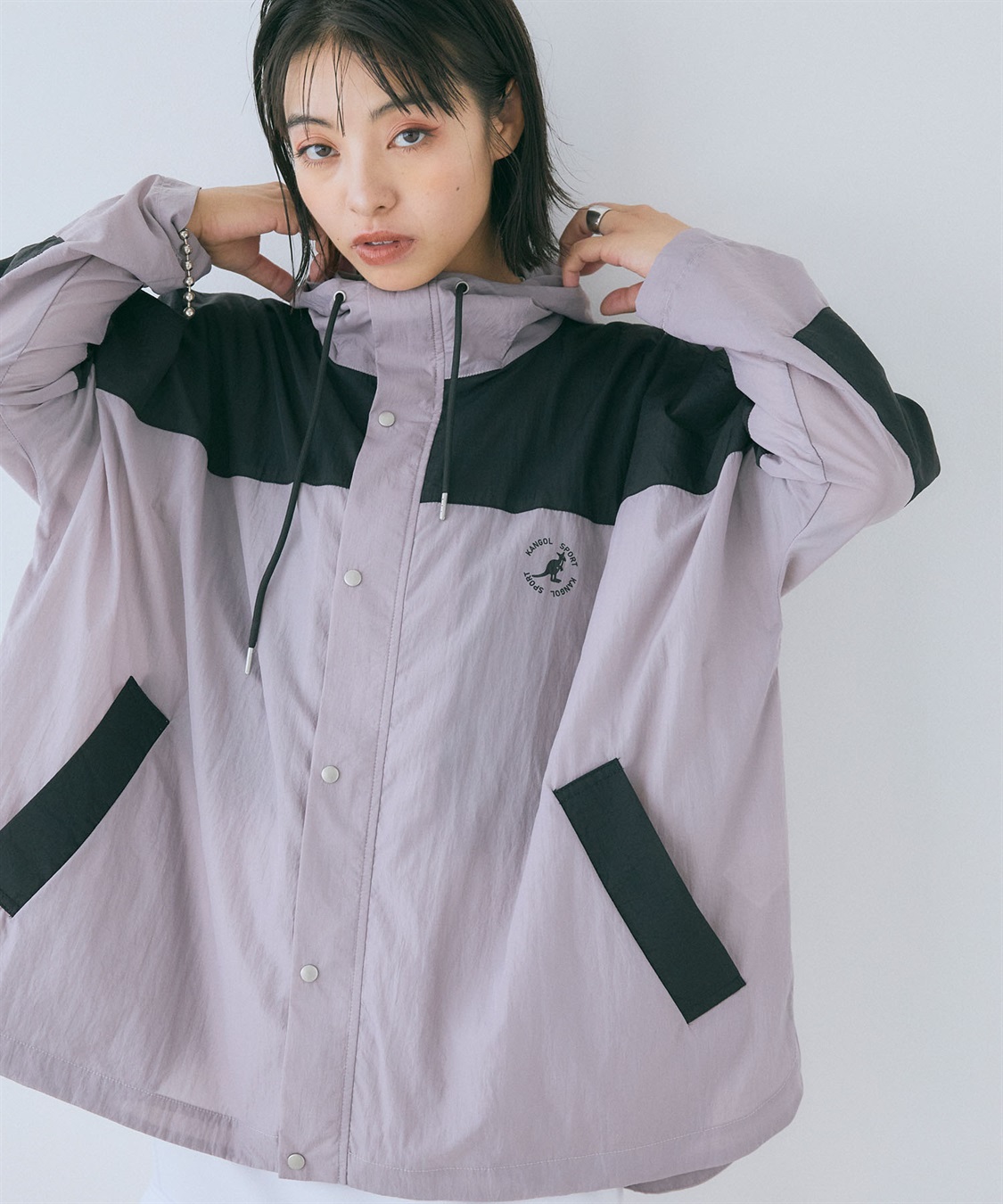 Life Style by cross marche 【KANGOL SPORT】ワイドマウンテンパーカー《撥水》	_sub_16