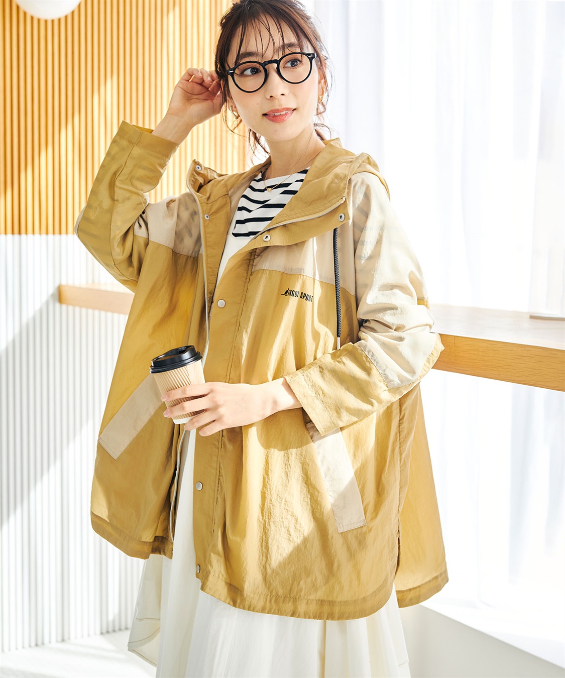 Life Style by cross marche 【KANGOL SPORT】ワイドマウンテンパーカー《撥水》	_sub_19