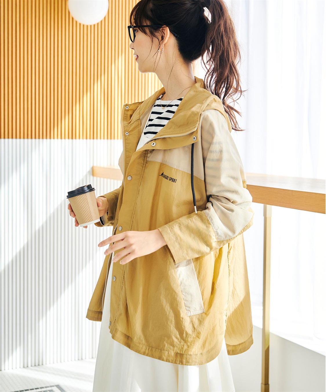 Life Style by cross marche 【KANGOL SPORT】ワイドマウンテンパーカー《撥水》	_sub_20