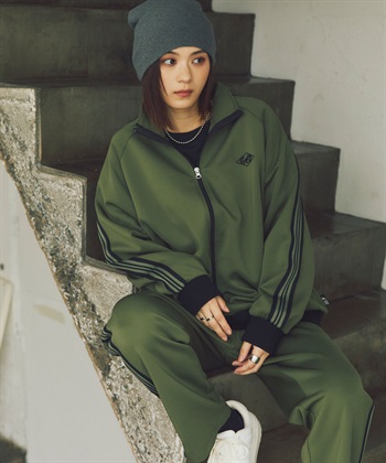 Life Style by cross marche 《男女兼用・UV対策・ストレッチ》サイドライントラックジャケット【KANGOL SPORT】_subthumb_3
