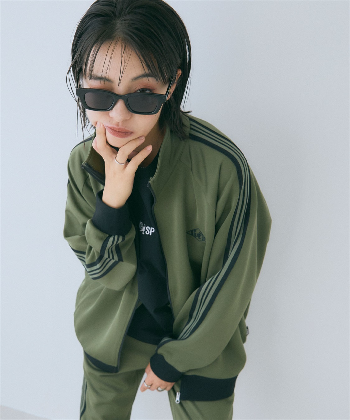 Life Style by cross marche 【KANGOL SPORT】サイドライントラックジャケット《UV対策・ストレッチ・ジャージ》◆新色追加◆_sub_22