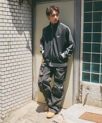 Life Style by cross marche 《男女兼用・UV対策・ストレッチ》サイドライントラックジャケット【KANGOL SPORT】_subthumb_22