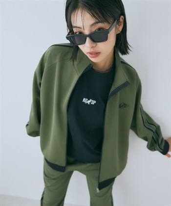 Life Style by cross marche 《男女兼用・UV対策・ストレッチ》サイドライントラックジャケット【KANGOL SPORT】_subthumb_24