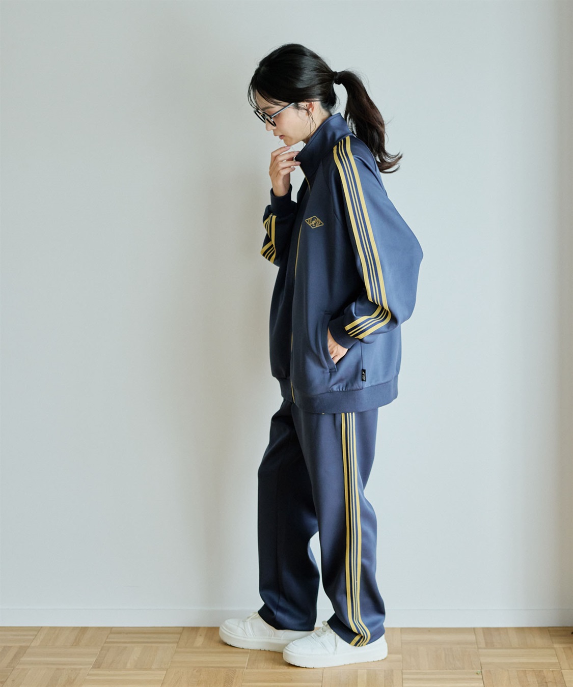 Life Style by cross marche 【KANGOL SPORT】サイドライントラックパンツ《UV対策・ストレッチ・ジャージ》◆新色追加◆_sub_7