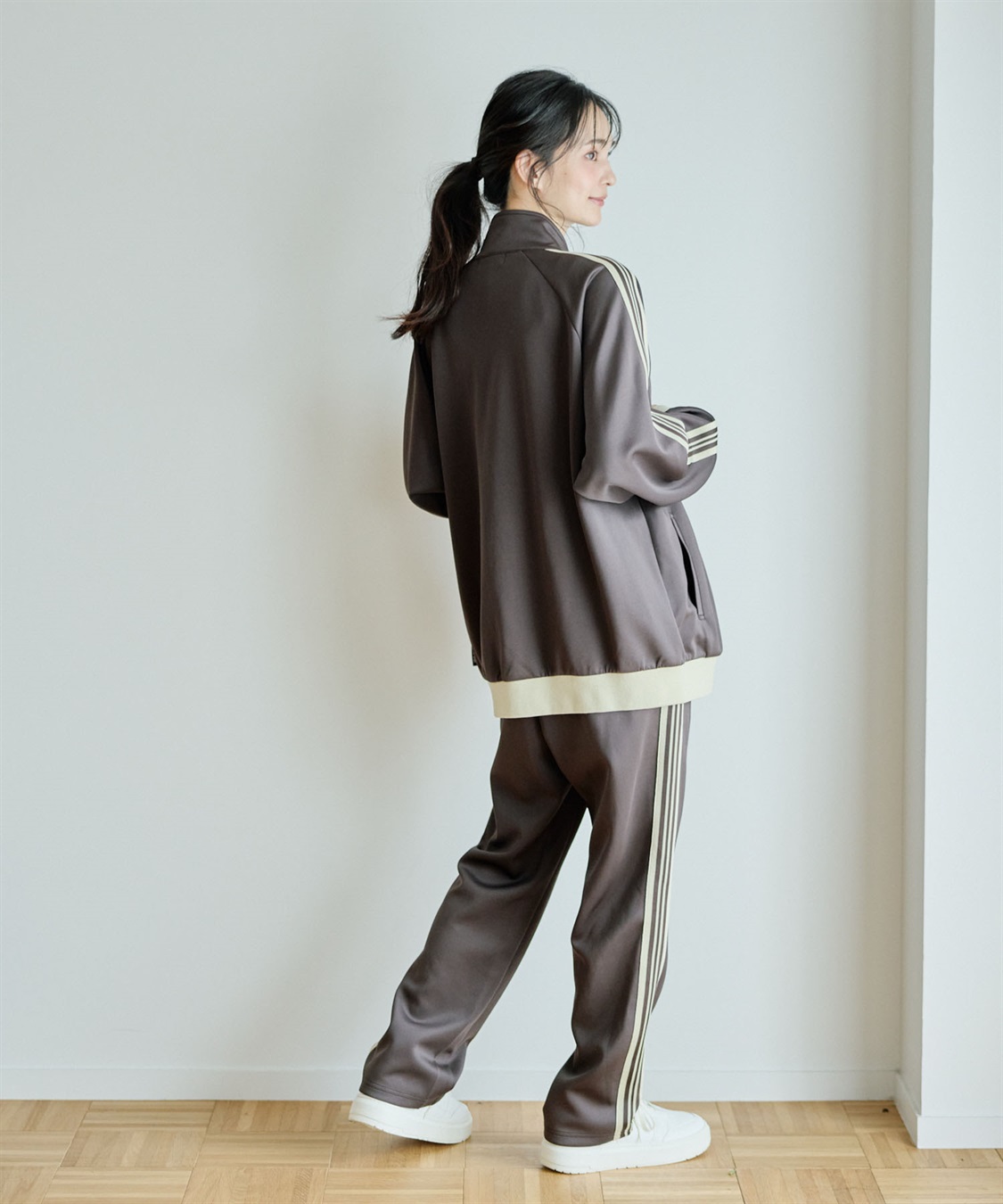 Life Style by cross marche 【KANGOL SPORT】サイドライントラックパンツ《UV対策・ストレッチ・ジャージ》◆新色追加◆_sub_20