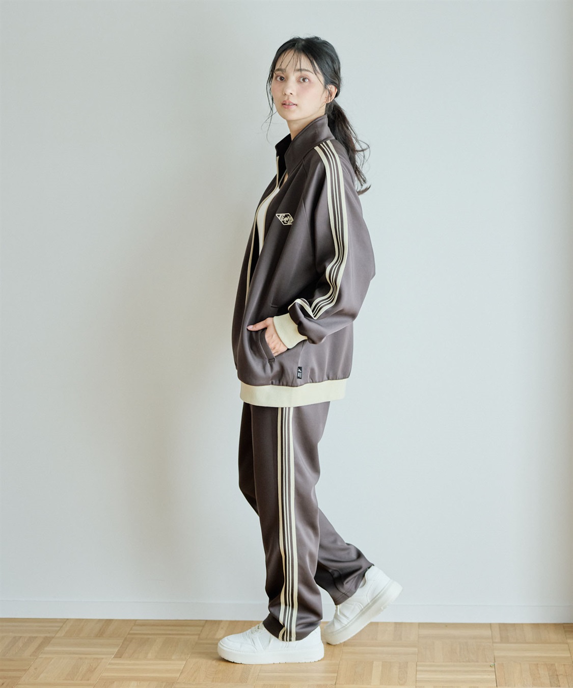Life Style by cross marche 【KANGOL SPORT】サイドライントラックパンツ《UV対策・ストレッチ・ジャージ》◆新色追加◆_sub_32