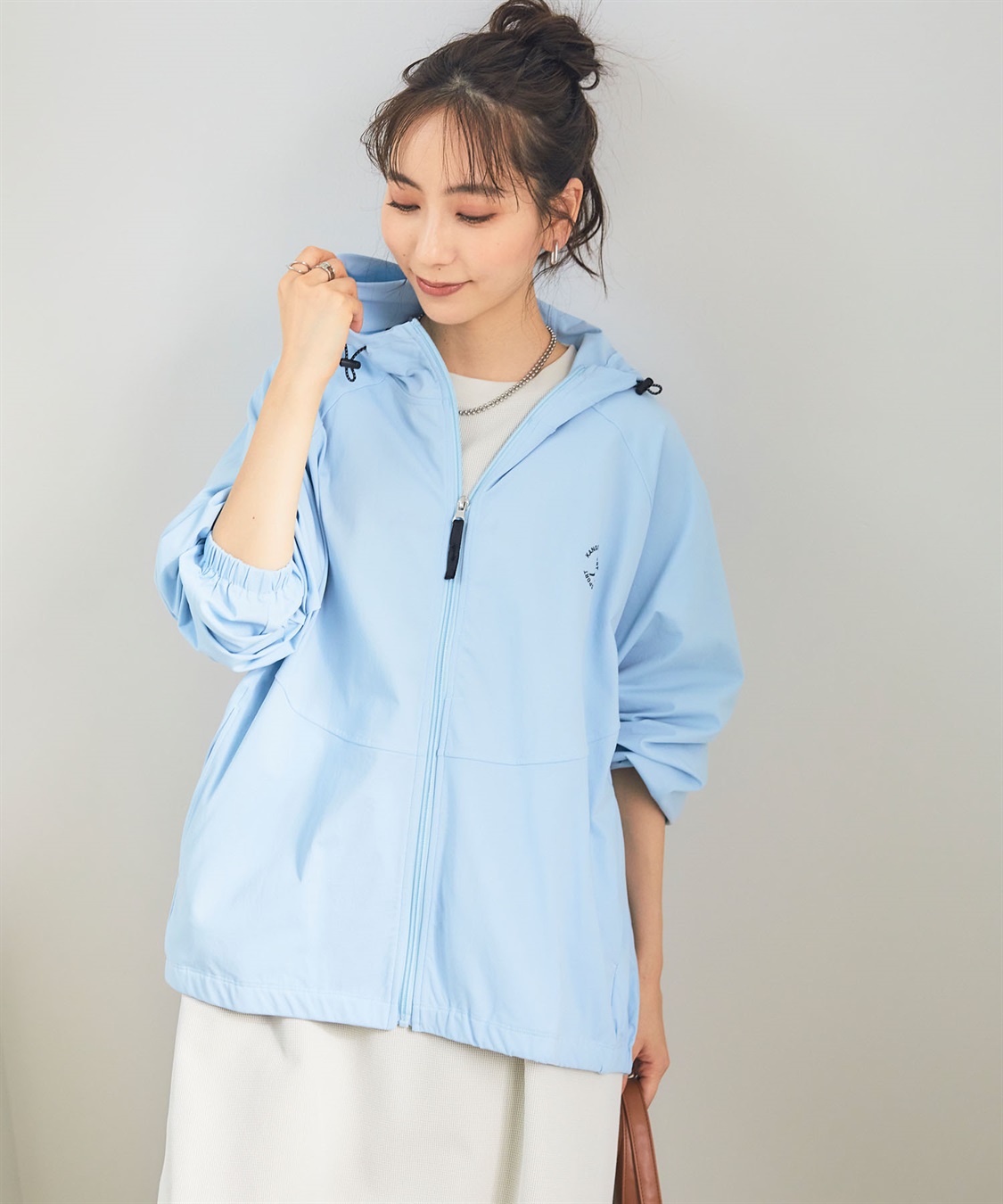 Life Style by cross marche 《吸水速乾・UV対策・マルチストレッチ》マルチストレッチパーカー【KANGOL SPORT】_sub_7