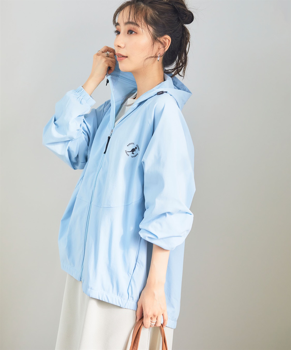 Life Style by cross marche 《吸水速乾・UV対策・マルチストレッチ》マルチストレッチパーカー【KANGOL SPORT】_sub_17