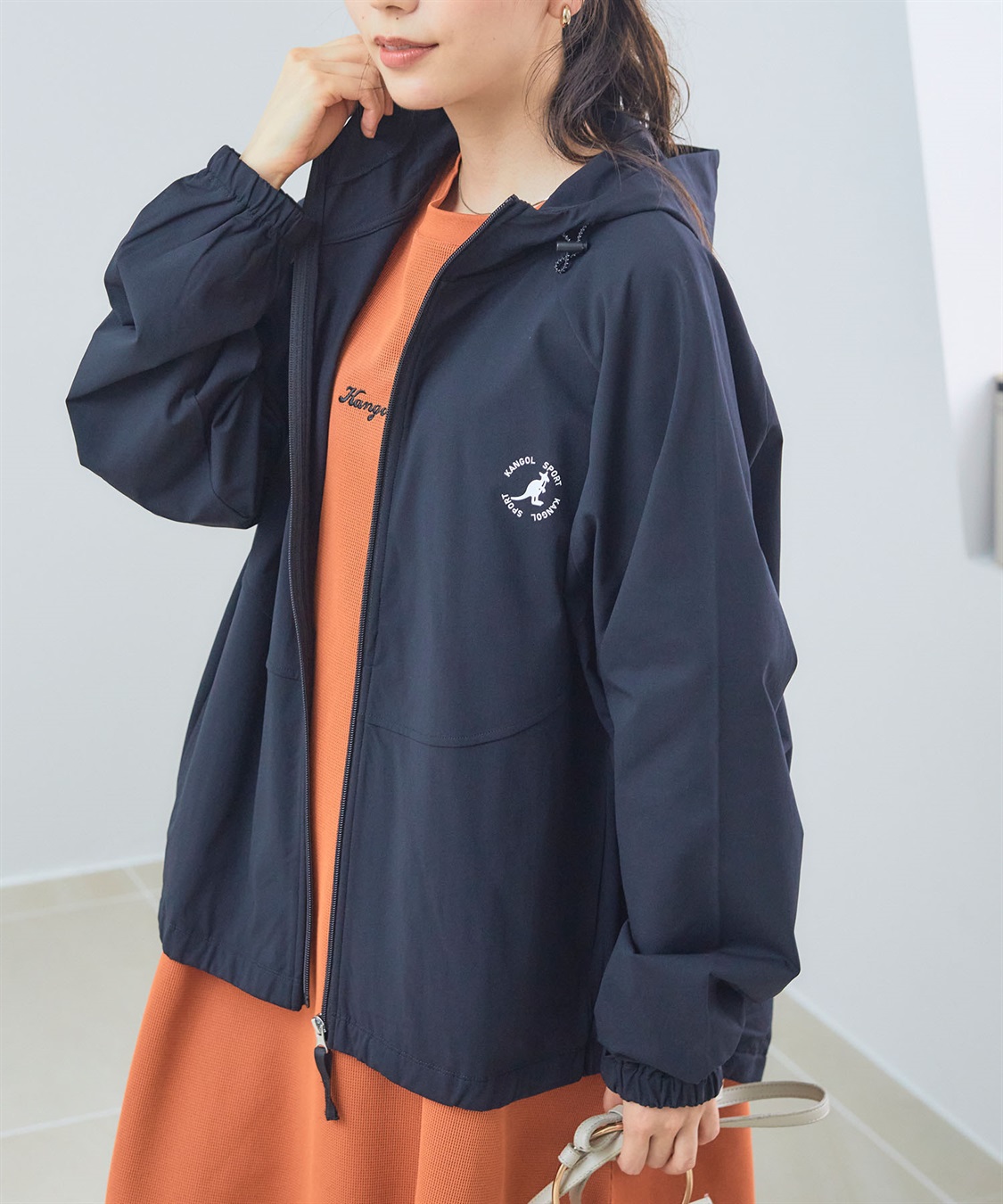 Life Style by cross marche 《吸水速乾・UV対策・マルチストレッチ》マルチストレッチパーカー【KANGOL SPORT】_sub_19