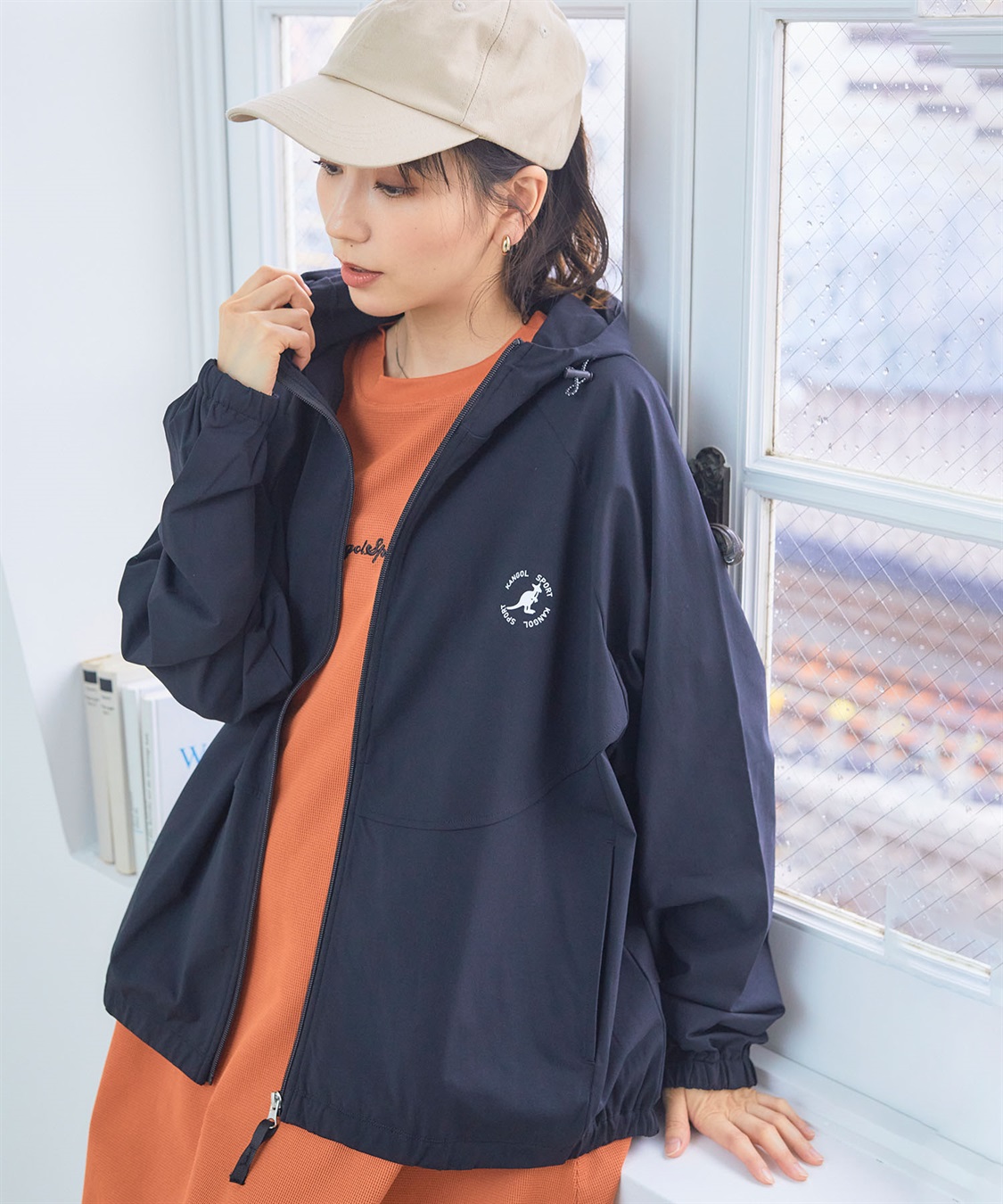 Life Style by cross marche 《吸水速乾・UV対策・マルチストレッチ》マルチストレッチパーカー【KANGOL SPORT】_sub_20