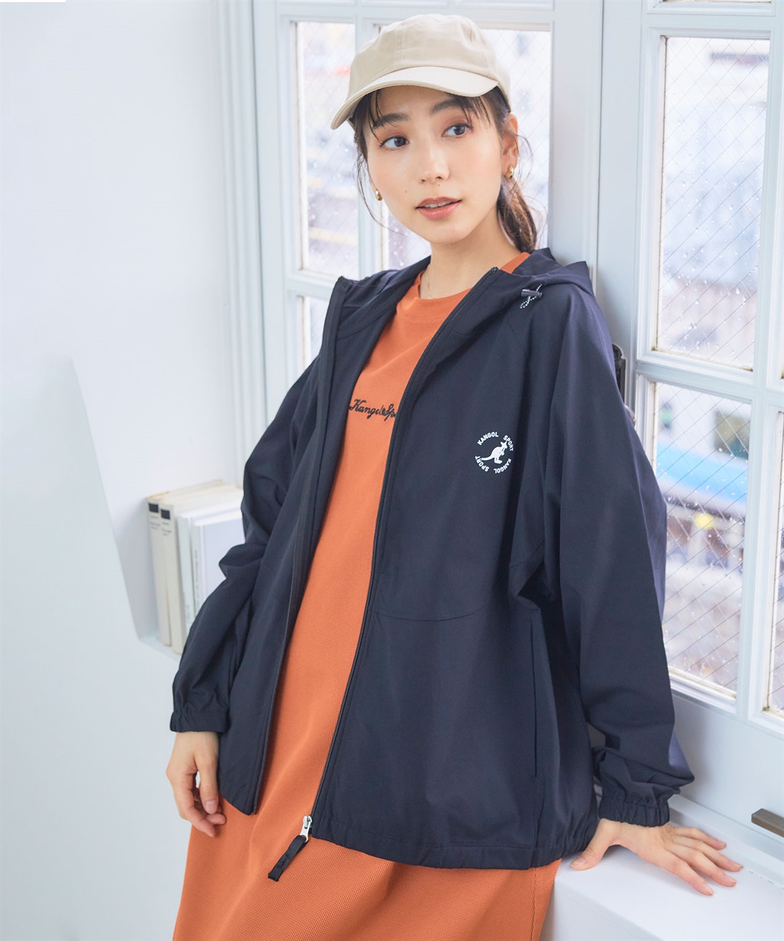 Life Style by cross marche 《吸水速乾・UV対策・マルチストレッチ》マルチストレッチパーカー【KANGOL SPORT】_sub_21