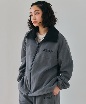 Life Style by cross marche 【KANGOL SPORT】ドロストフリースジップアップジャケット/パーカー_subthumb_4