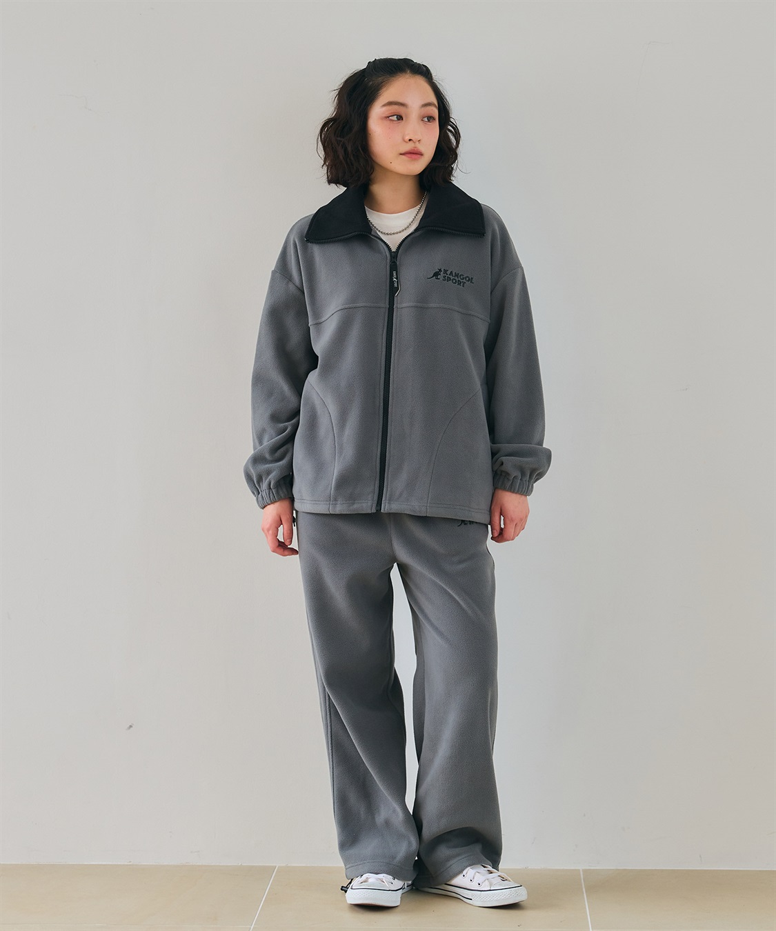 Life Style by cross marche 【KANGOL SPORT】ドロストフリースジップアップジャケット/パーカー_sub_10
