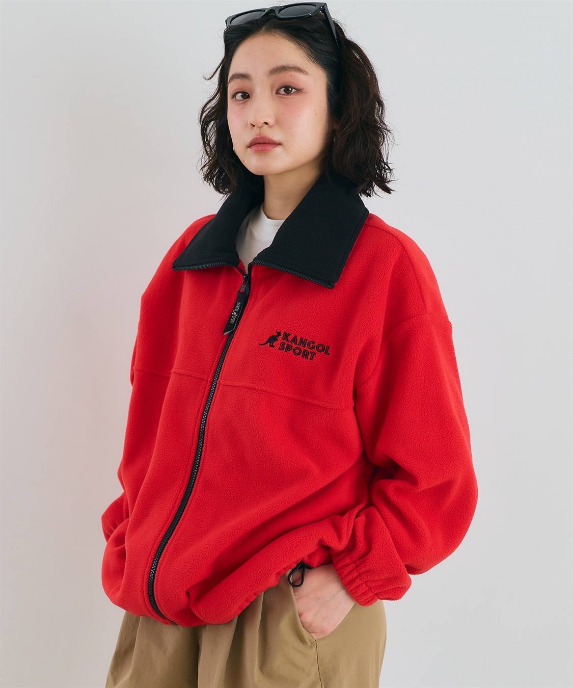 Life Style by cross marche 【KANGOL SPORT】ドロストフリースジップアップジャケット/パーカー_sub_23