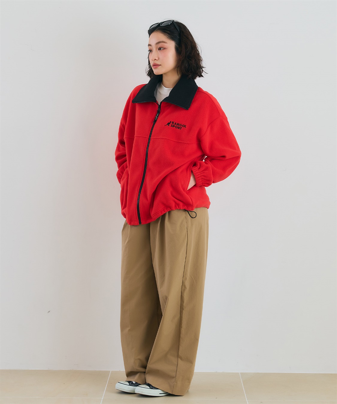 Life Style by cross marche 【KANGOL SPORT】ドロストフリースジップアップジャケット/パーカー_sub_28