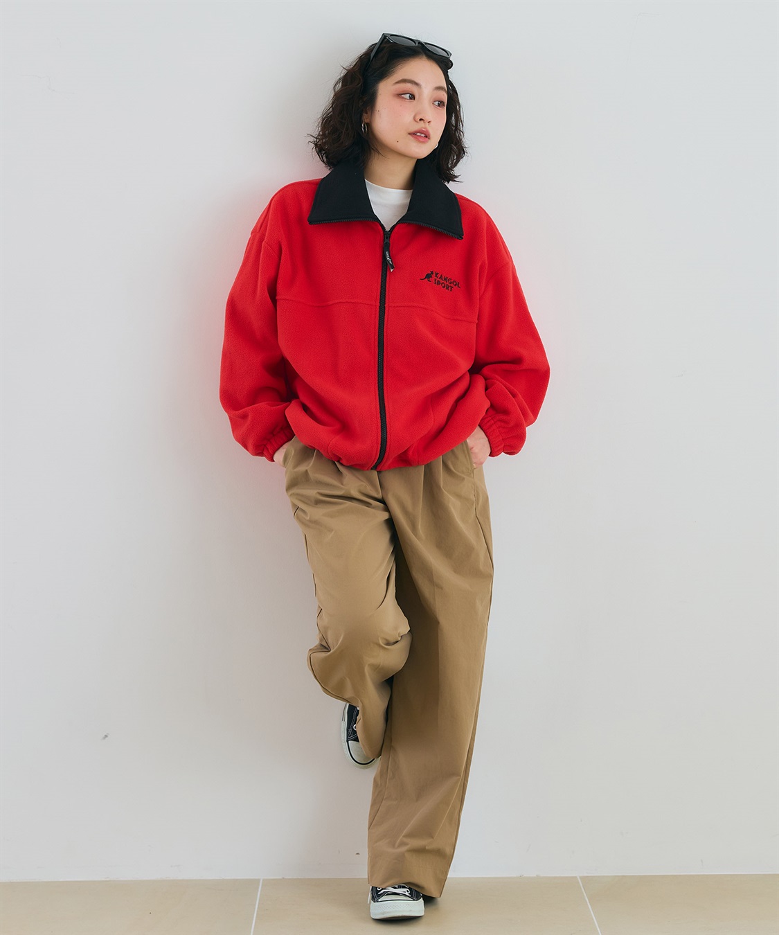 Life Style by cross marche 【KANGOL SPORT】ドロストフリースジップアップジャケット/パーカー_sub_29