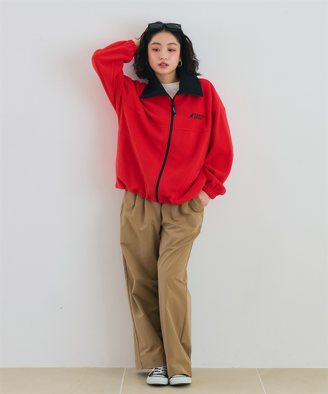 Life Style by cross marche 【KANGOL SPORT】ドロストフリースジップアップジャケット/パーカー_sub_30