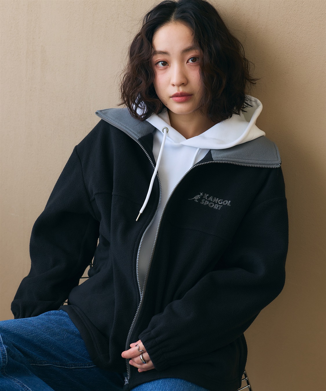 Life Style by cross marche 【KANGOL SPORT】ドロストフリースジップアップジャケット/パーカー_sub_33