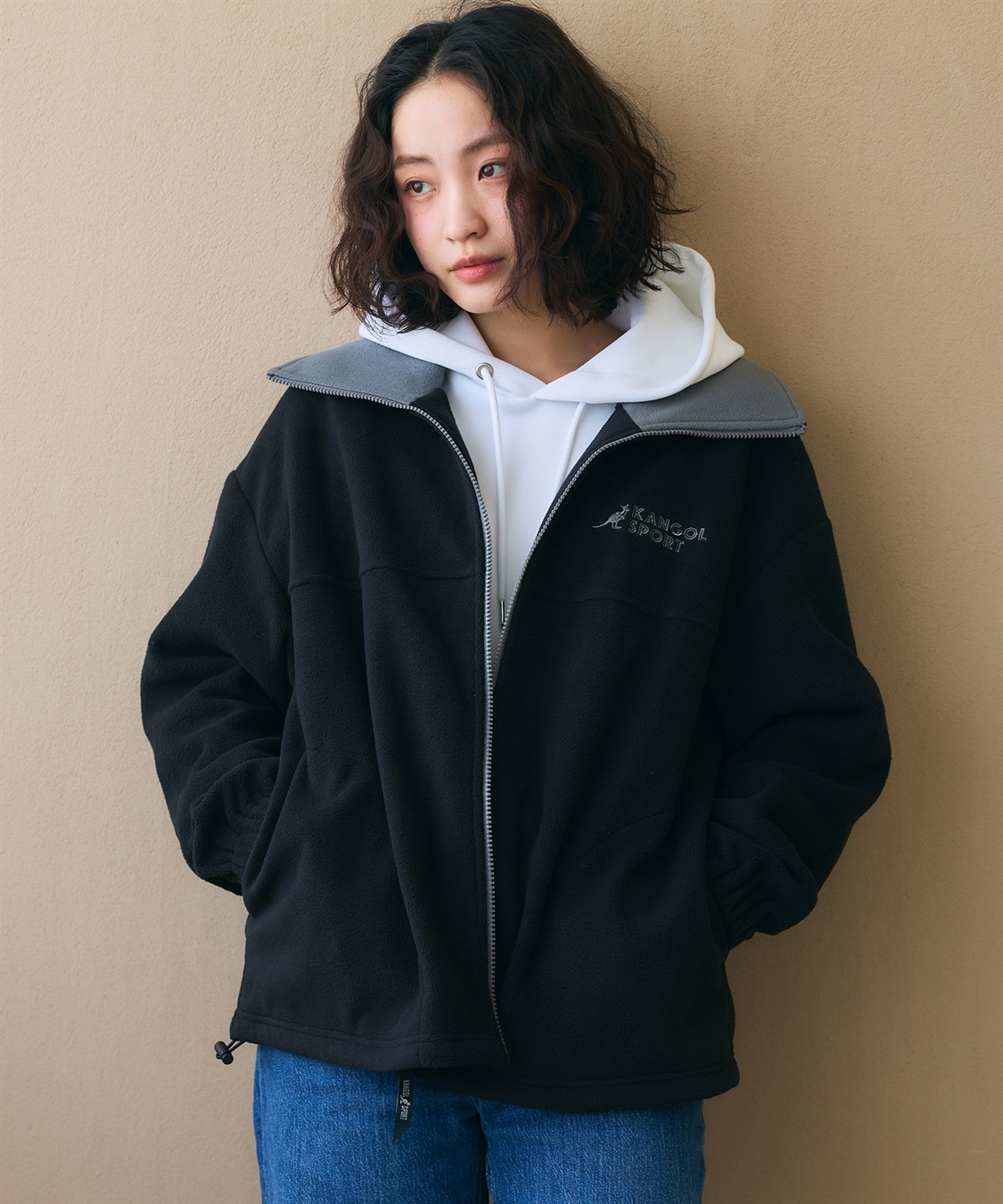 Life Style by cross marche 【KANGOL SPORT】ドロストフリースジップアップジャケット/パーカー_sub_39