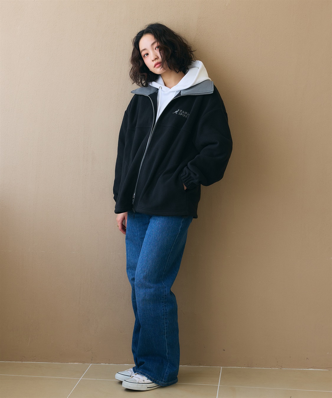 Life Style by cross marche 【KANGOL SPORT】ドロストフリースジップアップジャケット/パーカー_sub_43