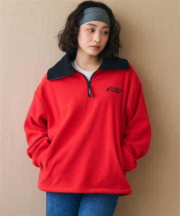 Life Style by cross marche 【KANGOL SPORT】ドロストフリースハーフジッププルオーバー_subthumb_1