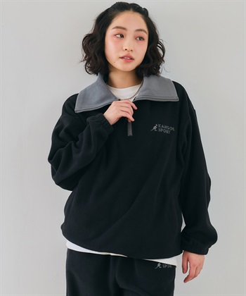Life Style by cross marche 【KANGOL SPORT】ドロストフリースハーフジッププルオーバー_subthumb_2