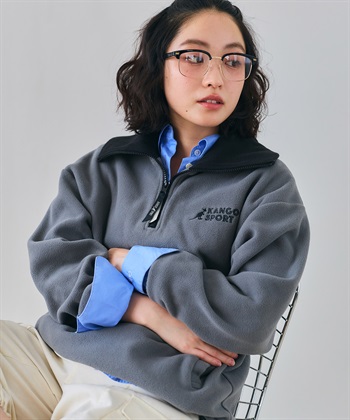 Life Style by cross marche 【KANGOL SPORT】ドロストフリースハーフジッププルオーバー_subthumb_12