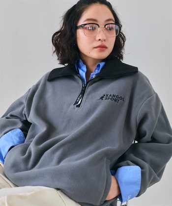 Life Style by cross marche 【KANGOL SPORT】ドロストフリースハーフジッププルオーバー_subthumb_14