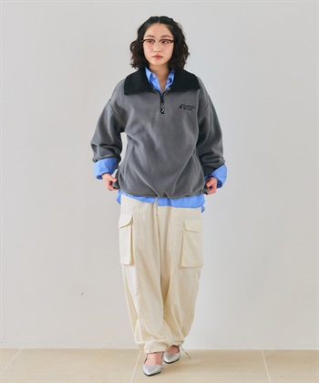 Life Style by cross marche 【KANGOL SPORT】ドロストフリースハーフジッププルオーバー_subthumb_23