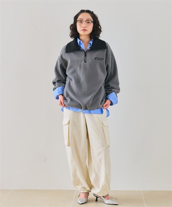 Life Style by cross marche 【KANGOL SPORT】ドロストフリースハーフジッププルオーバー_subthumb_24