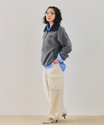 Life Style by cross marche 【KANGOL SPORT】ドロストフリースハーフジッププルオーバー_subthumb_25