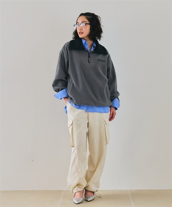 Life Style by cross marche 【KANGOL SPORT】ドロストフリースハーフジッププルオーバー_subthumb_29