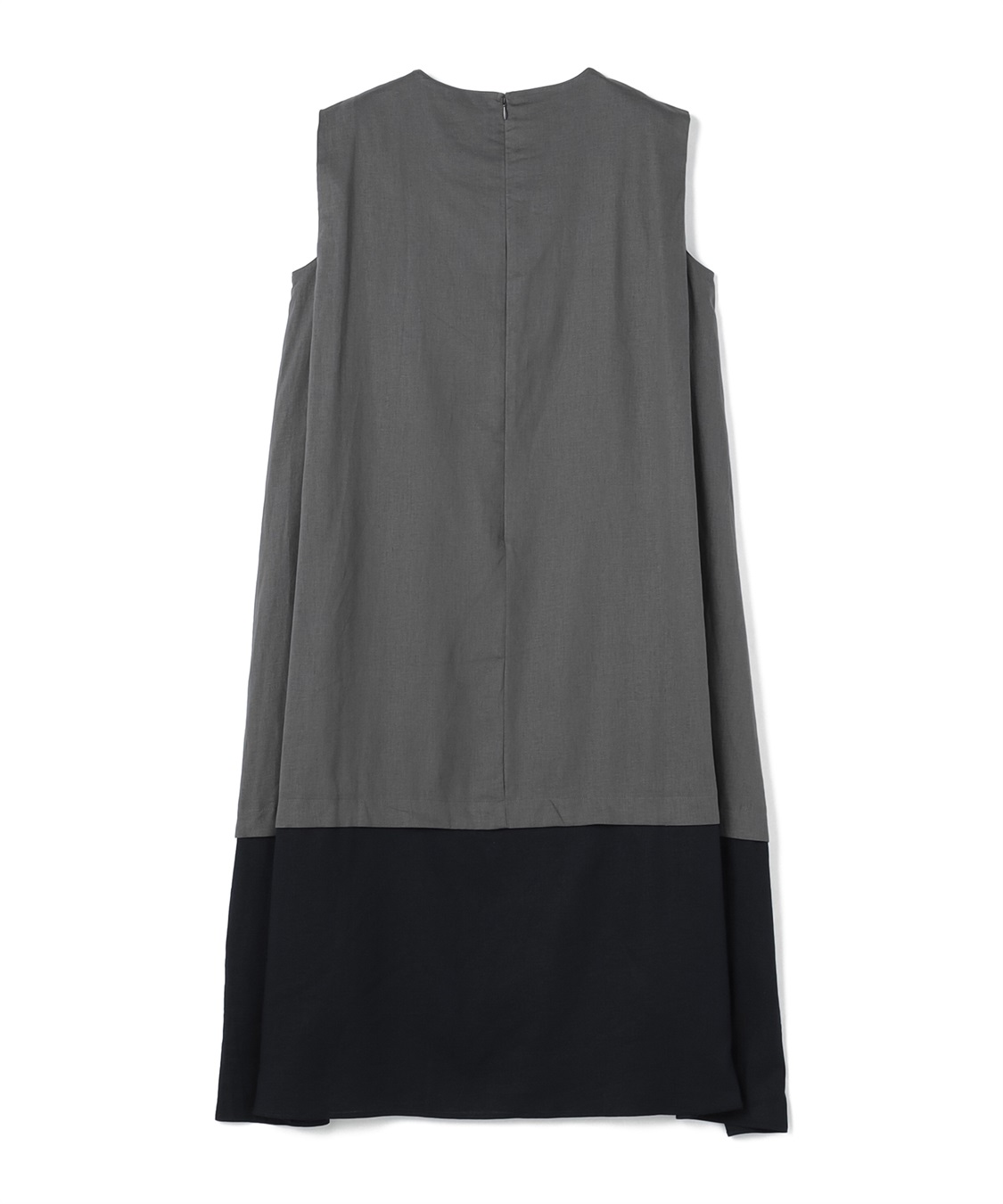 ATS リネン混ノースリーブタックワンピース_sub_6