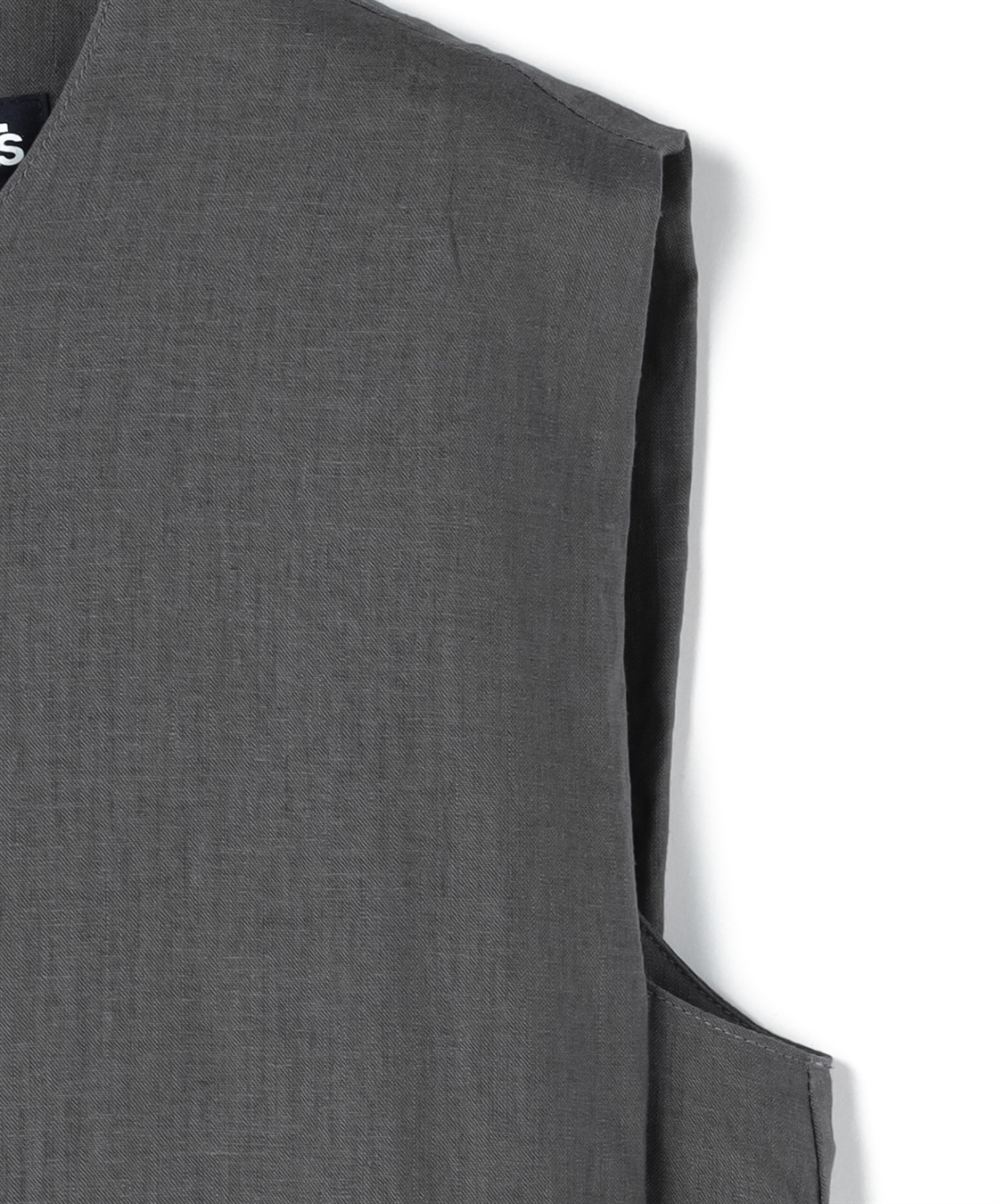 ATS リネン混ノースリーブタックワンピース_sub_8