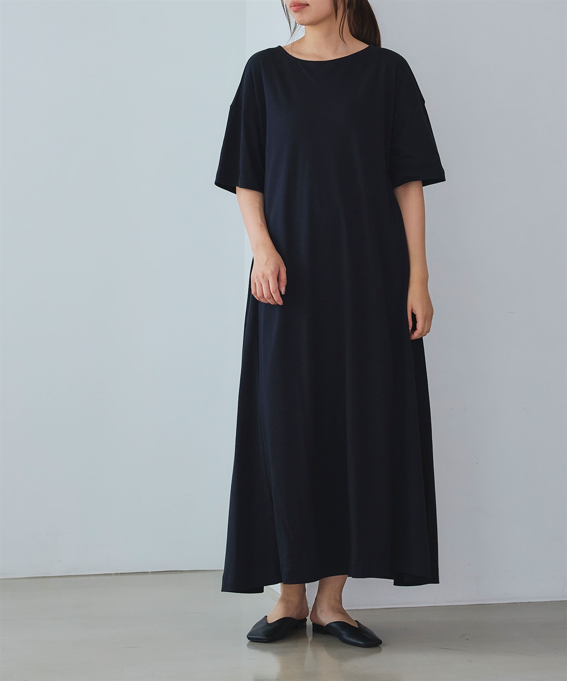 ATS 接触冷感ツートンカラーワンピース_sub_1