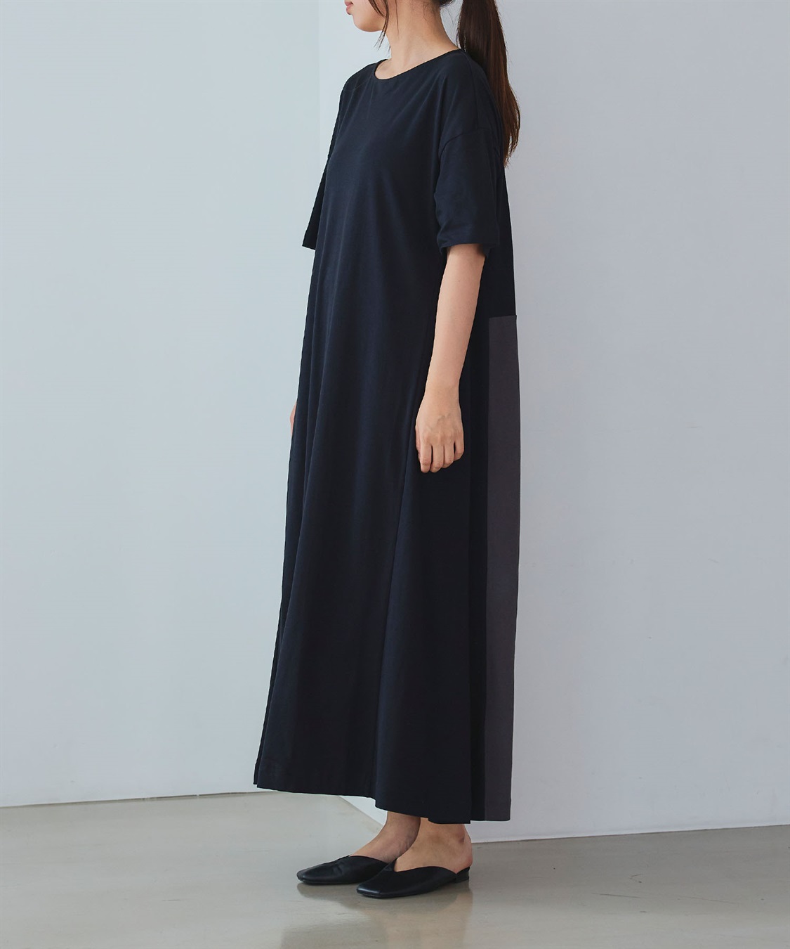 ATS 接触冷感ツートンカラーワンピース_sub_4