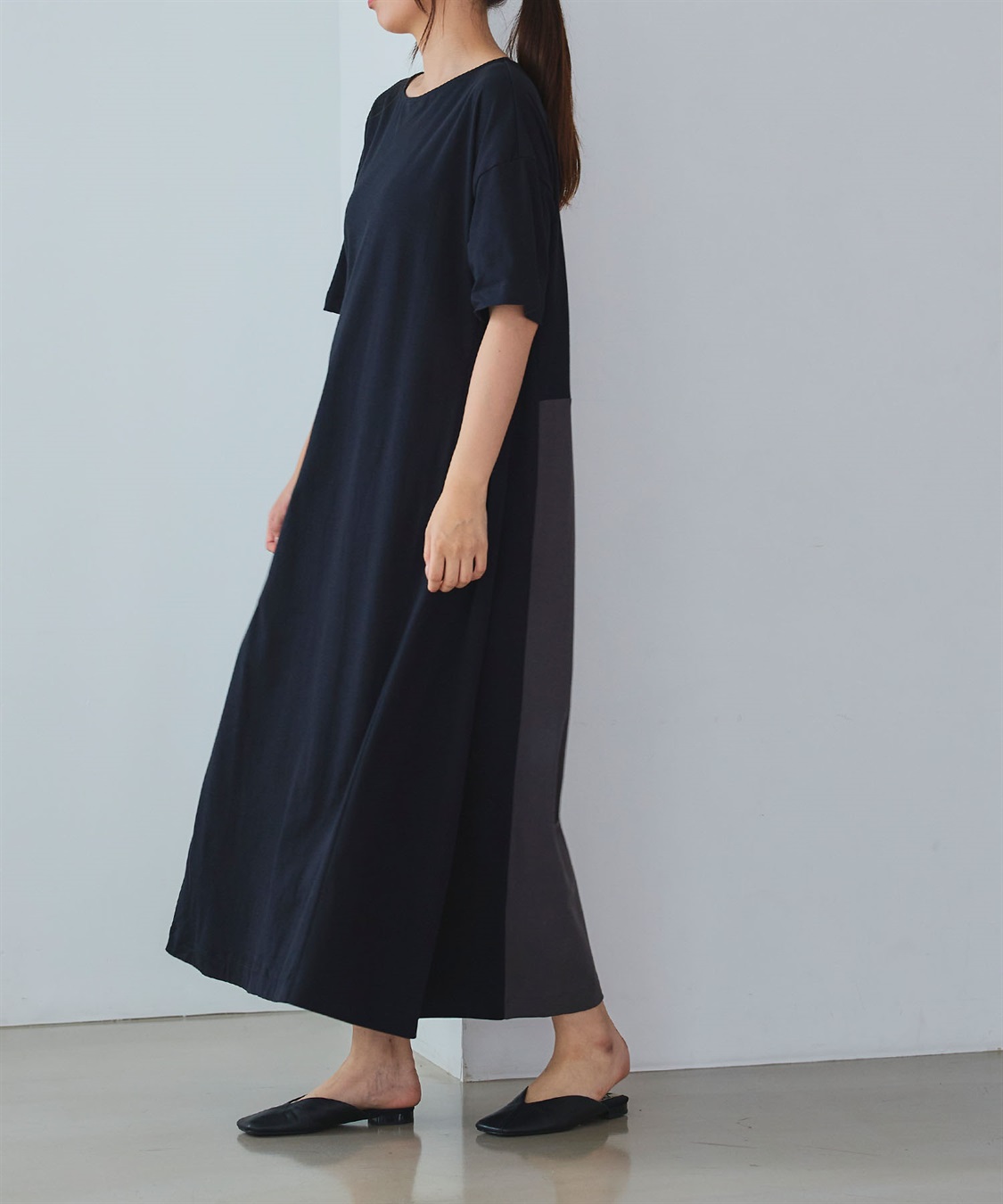 ATS 接触冷感ツートンカラーワンピース_sub_5