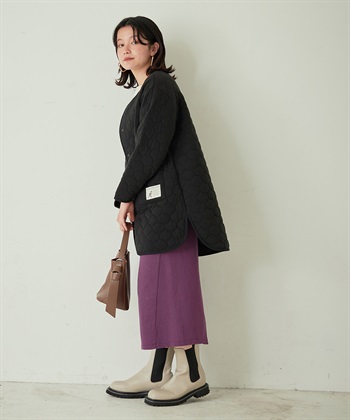 Life Style by cross marche キルトラウンドヘムコート_subthumb_10