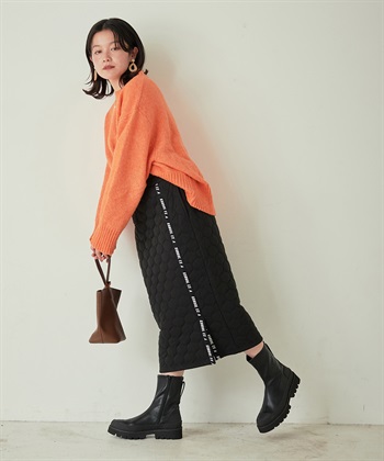Life Style by cross marche キルトロゴテープスカート_subthumb_5