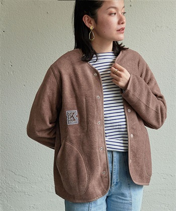 Life Style by cross marche Kロゴフリースカーディガン_subthumb_14