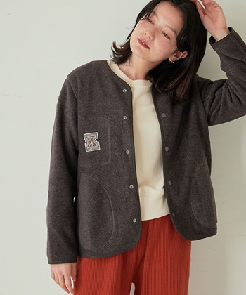 Life Style by cross marche Kロゴフリースカーディガン_subthumb_18